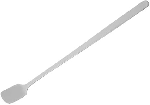 Stainless Steel Long Bar Mixing Spoon Teardrop Handle, Coffee Tea Candle (Square Head 17CM Spoon)