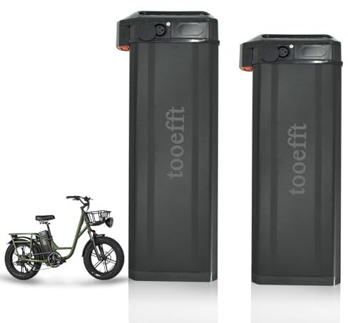 tooefft L395mm Batterie de vélo électrique 48V 20.8Ah 30Ah Batterie au Lithium pour fiido T1 Pro fiido Q2 polarna F10 (48V 30Ah)