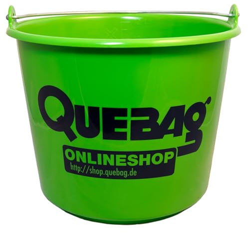 QUEBAG | Robuster 12-Liter-Eimer mit Skala für Garten & Terrasse - Robuster Helfer für BAU, Landwirtschaft & Haushalt