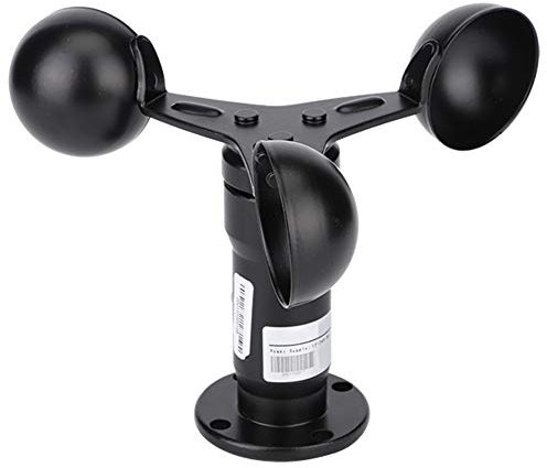 Windfahne Innen-Außentemperatur Windgeschwindigkeit und -richtung und Niederschlag mit Digitalanzeige Windgeschwindigkeitssensor aus Aluminiumlegierung Anemometer für