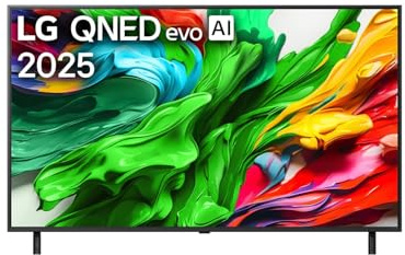 LG TV QNED Evo AI 2025 | 55QNED85A | 55'' (139 cm) | MiniLED 120Hz | Processeur α8 AI 4K Gen2 |Dolby Vision | Alexa