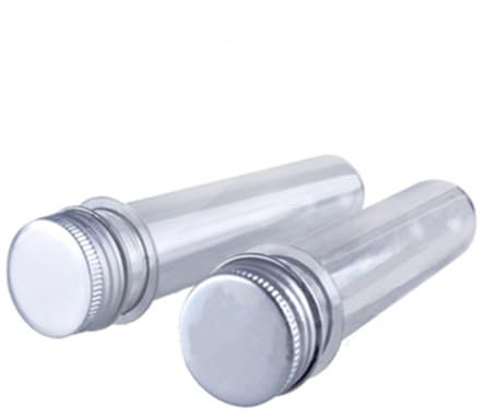 Anneome 40 Ml Reagenzgläser Aus Kunststoff Mit Kappen 8 Stück Süßigkeitenbehälter Für Schönheitsflüssigkeiten Reisen