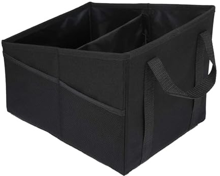 Générique Organisateur Du Coffre De Voitures - Solution De Stockage À Grande Envergure Multi-compartiments | Boîte De Rangement De Voiture Pliable | Organisateur De Véhicules Pour Voitures Et Camions
