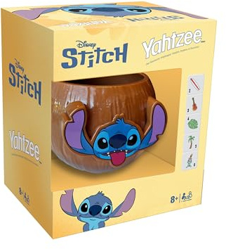 Winning Moves Yahtzee Stitch Edition – tärningsspel för stitch-fans! - Yahtzee partyspel – 1+ spelare från 8+ år – tyska