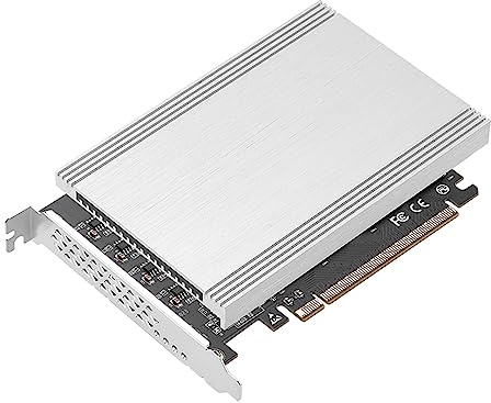 Watreketal Ranura para tarjeta controladora RAID SSD M.2 NVMe de 256 Gbps, 4 puertos para PCIe X16 a M.2 NVME, expansión para computadora