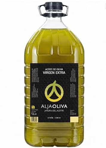 Aceite de Oliva Virgen Extra 5L Sin Filtrar ALJAOLIVA - AOVE Sevilla Prensado en Frío - Coupage Manzanilla Verdial Gordal Azofairón - Nueva Cosecha 2025/2026 - Aceite Español Premium