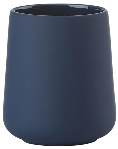 ZONE DENMARK Nova One Toothbrush Cup | Sleek & Durable Modern Bathroom Accessory | Revitalize Your Daily Routine with Scandinavian Elegance and Practicality Unite- (Royal Blue)