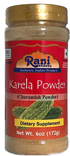 Rani Karela (Bitter Gourd/Charantish) Powder 6oz (172g) ~ All Natural, Salt-Free | Vegan | No Colors | Gluten Friendly | NON-GMO | Indian Origin