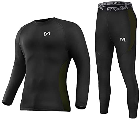 MEETYOO Herren U2 Unterhemd, Schwarz, Medium
