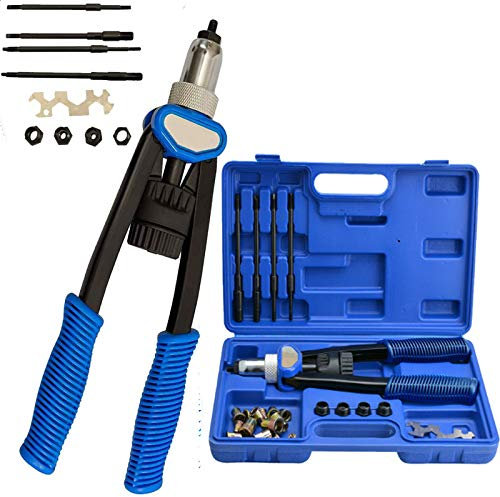 PowerTools Pince à riveter avec 150 écrous M5 M6 M8 M10 M12