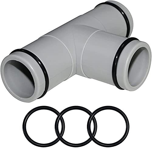 Taixinpower T-Verbindungsstück, 32 mm (1,25 Zoll) im Durchmesser, Schlauchteile, Rohrzubehör, T-Stück,