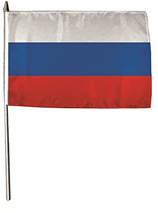 U24 Flagge Fahne Stockflagge Russland 30 x 45 cm Stockfahne 3er Pack