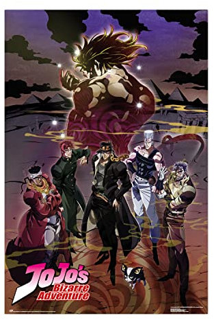 Grupo Erik Editores poster Jojos Bizarre Adventure - Stardust Crusaders, 61x91,5cm, carta lucida