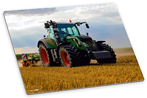 itenga Schreibtischunterlage Traktor abwischbar rutschfest glatt Kunststoff