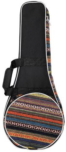 Mandolinentasche, Bleistifttasche, nationaler Stil, Rucksack, Mandolinen-Rucksack, wasserdichte Aufbewahrung, Nylon-Aufbewahrung, Gitarrenwandhalterung, Musikhand-Bass