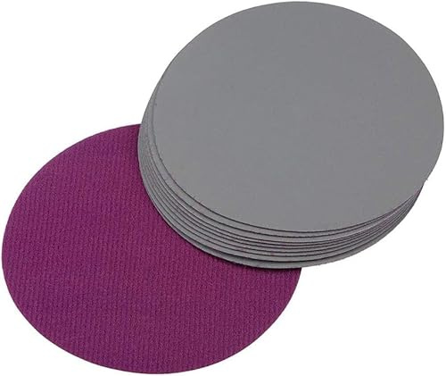 TA-VIGOR 10Pcs 125mm Wet and Dry Sanding Discs, 2000 Grit 5 Inch Hook and Loop Sandpaper Electrostatic Sand Planting Silicon Carbide Sanding Discs