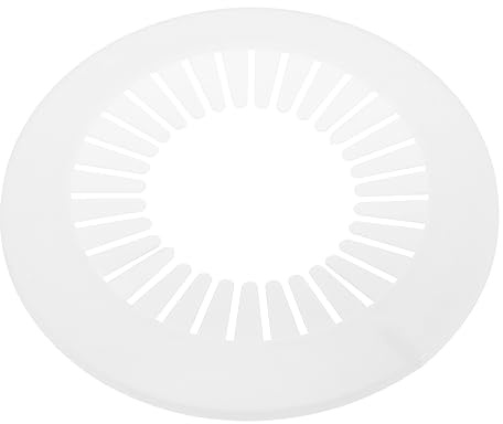sourcing map Rohrabdeckungsdekoration, 2 Stück, 75 mm - 96 mm, PP-Kunststoff, Rosettenmanschette, Wasserrohr-Abflussleitung, Weiß, 2 Stück