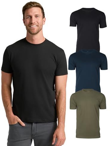 True Classic Mens T-Shirts – Short Sleeve Crew, Variety (3-Pack), XL