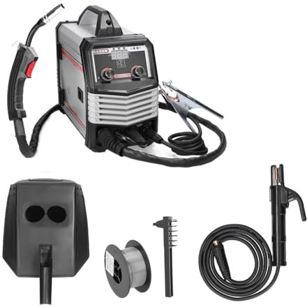 Soldador MIG MMA 2 En 1, Máquina De Soldadura Inversora Semiautomática, Soldadura De Contacto, Soldador De Arco Sin Gas, Máquina De Soldadura MIG MMA(MIG MAG MMA TIG-160C)