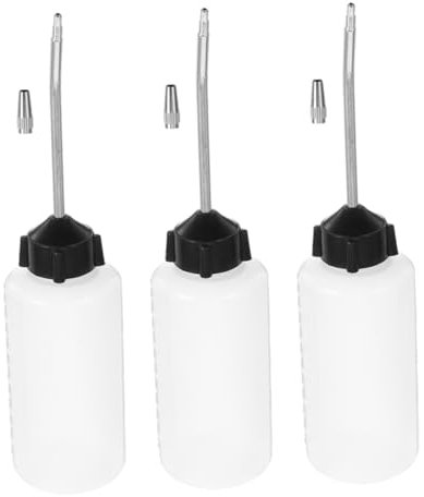 DIYEAH 3pcs Sewing Machine Oil Can Iron Spout Cap for Oil Dispenser Bottle Use in Craft and Kitchen