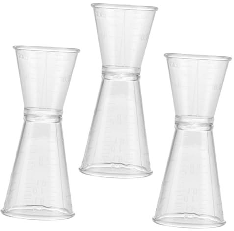 COLLBATH Doppelseitiger Kunststoff-messbecher Für Cocktails Praktisch Und Langlebig Für Barkeeper Und Drinks