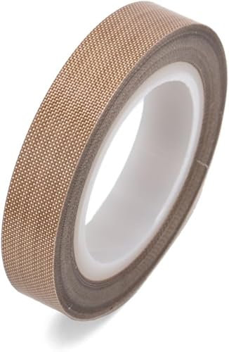 Hochtemperatur-Klebeband aus Glasfaser, Dicke 0,18 mm, PTFE, für Vakuumiermaschinen, Elektroindustrie, 10 Meter lang (13 mm)