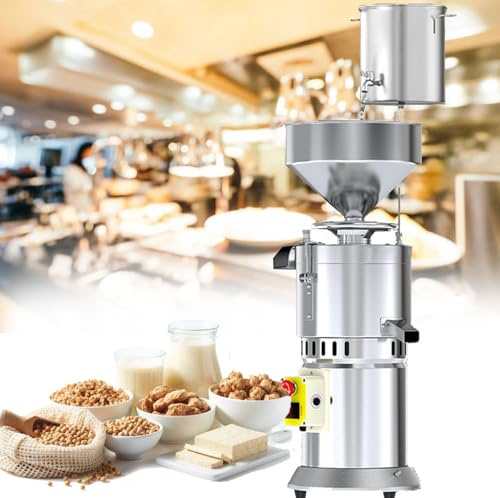 Mousseur à lait, machine à lait de soja commerciale, entièrement automatique avec arrêt d'urgence, interrupteur étanche pour une production sûre et efficace de lait de soja et de pudding au