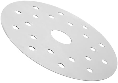 Healifty Piastra Diffusore Calore in Acciaio Adattatore Induzione Resistente Piastra Conduzione Calore per Piano Cottura Elettrico