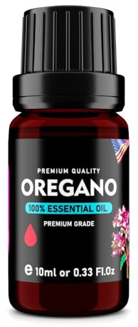 Ampext Europe Oregano (Origanum vulgare) 100% reines ätherisches Öl – Premiumqualität – 10 ml