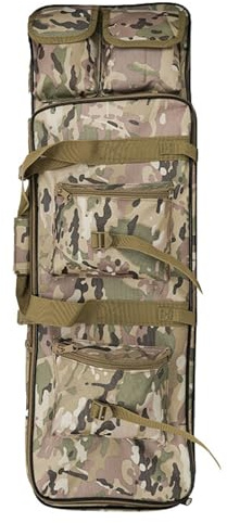 Gewehrtasche 2 langwaffen,Lange Jagdtasche,Wasserdicht Taktischer Doppelgewehrkoffer, Jagdtasche für Luftgewehr, mit Justierbarem Schultergurt für Langwaffen Luftgewehr Gewehr