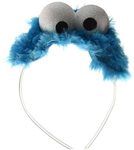 Disguise Damen Sesamstraße Krümelmonster Kostüm Stirnband für Erwachsene, Blau, Einheitsgröße