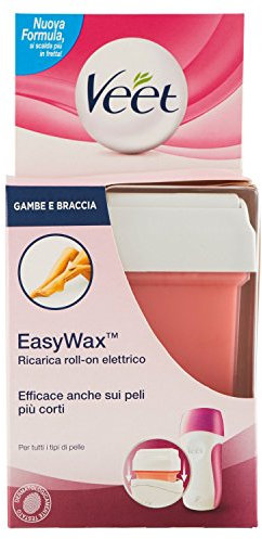 Veet Ricarica Depilatoria Roll-On Gambe e Braccia, 50ml
