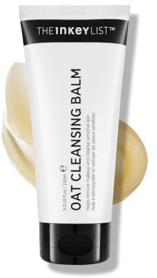 The INKEY List Oat Cleansing Balm 5 Fl Oz/150ml, Dissolves Makeup, Nourishing Skincare, Gentle Cleanser, Vegan Friendly, Suitable For All Skin Types