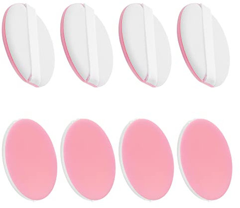 Sibba Spugna per Trucco in Polvere 8 Pezzi Cuscino per Fondotinta Truccare Crema Viso Correttore Correttore Bellezza Blender Supporto Miscelazione Applicatore Mini Copertura Facciale Ragazze (Rosa)