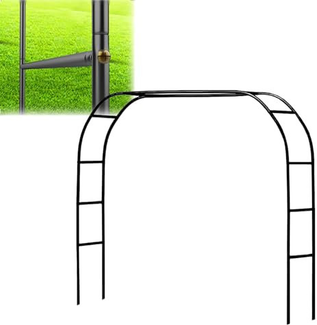 LIYI929GP Rosenbogen Aus Eisen, Garten Rankhilfe Rankgitter Für Outdoor Hochzeitsdekoration, Rosen Gartenbogen Freistehend Hochzeit Rankbogen Stabil, Eingangstür Im Freien Torbogen Blumenständer