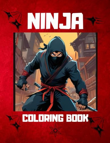 NINJA COLORING BOOK: FOR KIDS