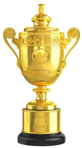 MIAOWR UK Tennis Meisterschaften Trophäe Der Männer Nachbildung des Challenge Cups Dekorationsornamente Für Das Heimbüro Fans Sammlerstücke Souvenirs