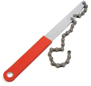 A ABSOPRO Bike Cassette Remover Wrench Sprocket Chain Whip Flywheel Fixed Tool Item Replacement