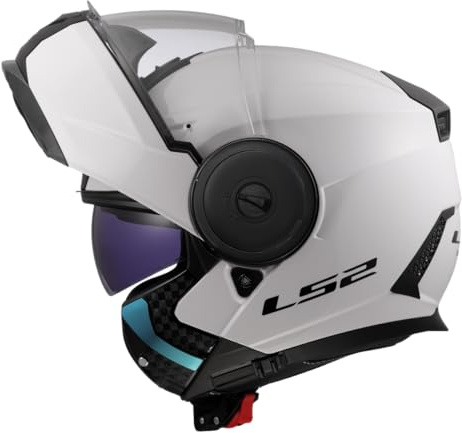 LS2, Modularer Motorradhelm SCOPE II SOLID Gloss White, 3XL