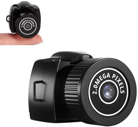 Mini Keychain Camera, Small Digital Video Cameras, 960P Mini Digital Camera with 0.96 inch Screen, Photography Gifts, Thumb Tiny Camera Keychain, Miniature Camera for Kids, Students(32G memory card)