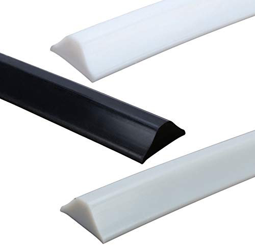 Striscia di tenuta impermeabile in silicone per soglia della doccia, per piano di lavoro, vasca da bagno e piatto doccia, 80 cm