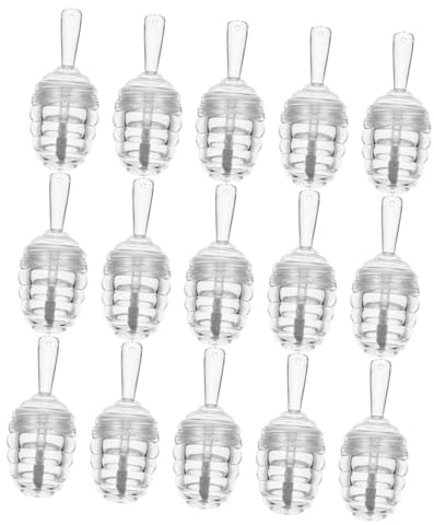 Pots à Lèvres en Plastique 15 Pièces, Rechargeables et Portables | Forme Pots à Miel, pour Voyage et Usage Quotidien, Conteneurs Réutilisables, Lot de 15 Unités