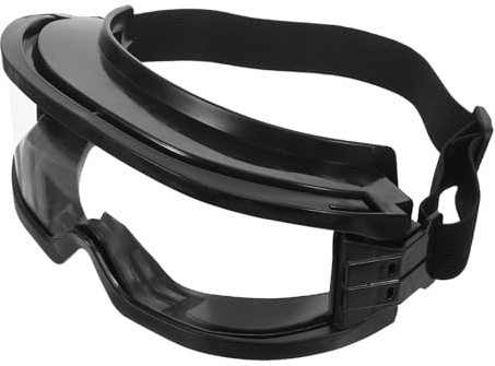 Veemoon Fire Resistant Safety Goggles for Lab and Industrial Work, Anti-fog Anti-scratch Eye Protection with Heat Insulation, Dust and Splash Resistant Black Fire Protection Goggles