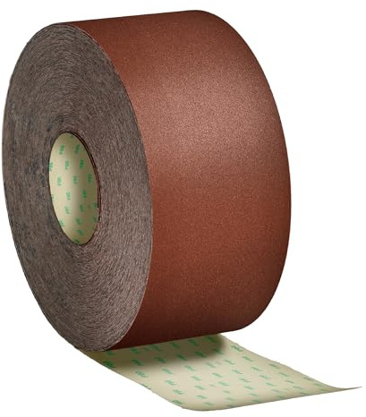 Klingspor 244613 Schleifrolle PS 22 N - für Holz, Metalle, Farben, Lacke, Kunststoff und Stahl - 115 mm x 50.000 mm - Grit 80