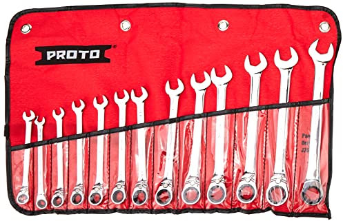 Stanley Proto Industrial jscvmt-13s completa polaco 12 Punto inversa carraca llave 13 piezas