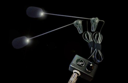 Die Feder-2 Akkordeon Mikrofon mit Zwei Flexibel Micro Gänsehals von Myers Pickups