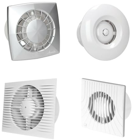 Armar Trading LTD Ventilateur extracteur de salle de bain 150 mm avec capteur d'humidité et minuteur WA150H