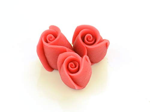 Marzipan-Rosen klein rot 36 Stück