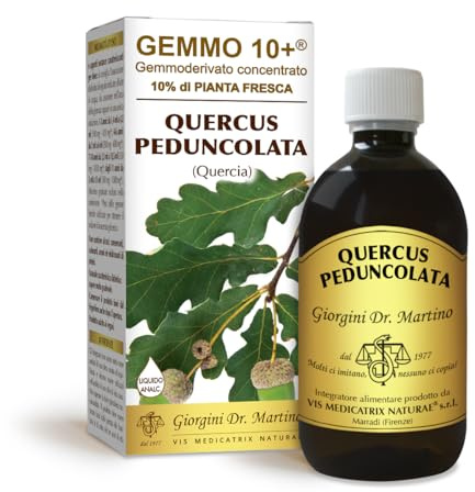 Dr Giorgini Integratore Alimentare, Quercia Peduncolata Gemmoderivato Concentrato Liquido Analcoolico - 500 ml