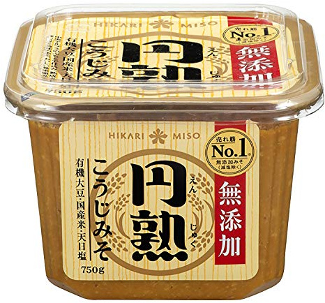 Hikari Miso - Enjuku Koji Miso Mutenka Cup 750g | Authentic Japanese Aged Miso Paste | Rich Umami Flavor | Perfect for Soups, Marinades & Traditional Japanese Cooking